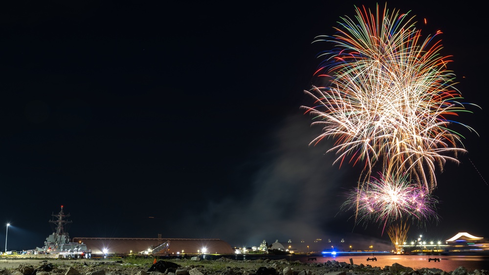 City of Tampa hosts firework celebration for USS Jack H. Lucas commissioning