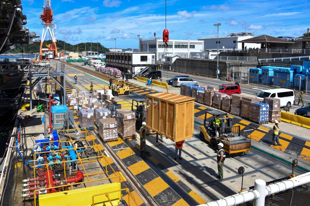 NAVSUP FLC Yokosuka’s Logistics Support Center Prepared USS Ronald Reagan (CVN 76) for Mid-Deployment Visit