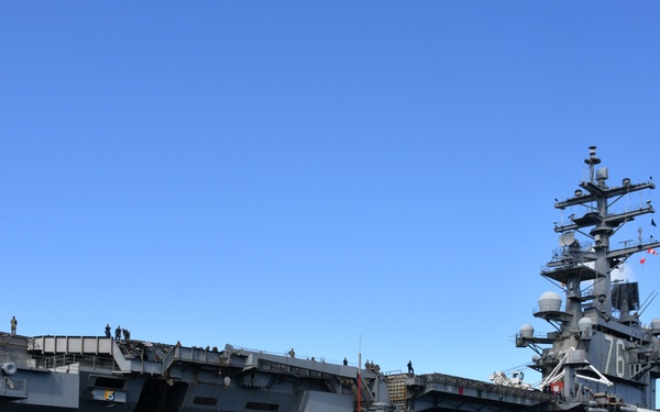 NAVSUP FLC Yokosuka’s Logistics Support Center Prepared USS Ronald Reagan (CVN 76) for Mid-Deployment Visit