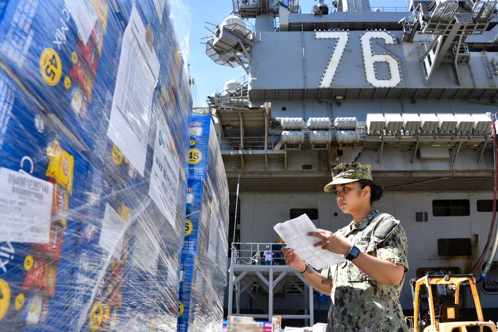 NAVSUP FLC Yokosuka’s Logistics Support Center Prepared USS Ronald Reagan (CVN 76) for Mid-Deployment Visit