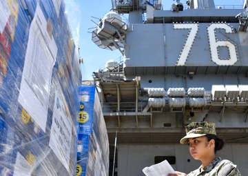NAVSUP FLC Yokosuka’s Logistics Support Center Prepared USS Ronald Reagan (CVN 76) for Mid-Deployment Visit