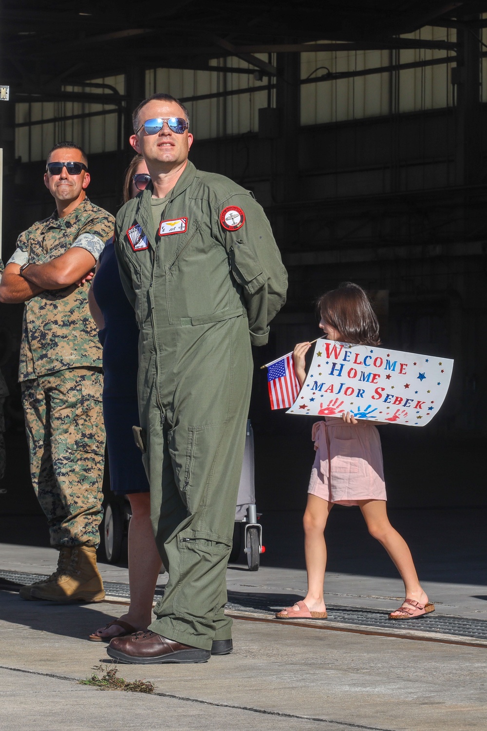 VMFA-115 returns from a UDP