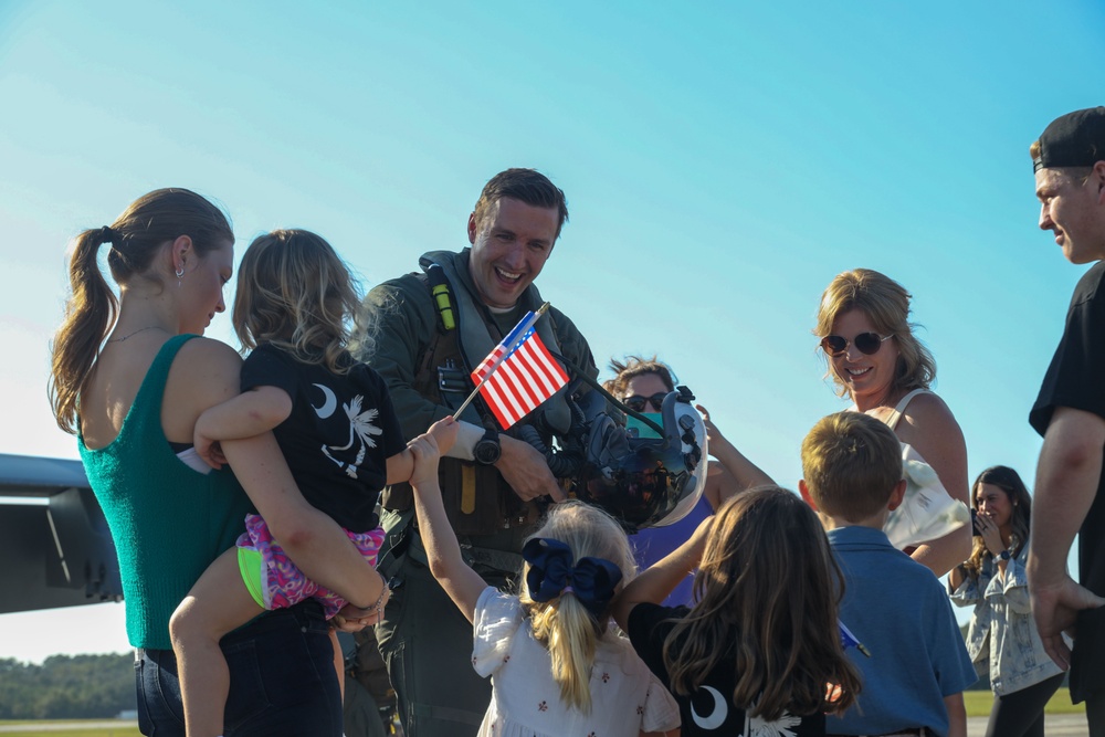 VMFA-115 returns from a UDP