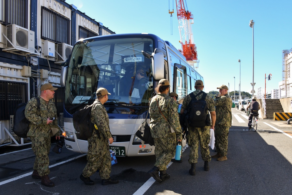 NAVSUP Fleet Logistics Center Yokosuka’s Logistics Support Center Prepared USS Ronald Reagan (CVN 76) for Mid-Deployment Visit