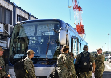 NAVSUP Fleet Logistics Center Yokosuka’s Logistics Support Center Prepared USS Ronald Reagan (CVN 76) for Mid-Deployment Visit
