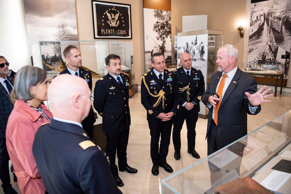 Italian Air Force Chief of Staff Lt. Gen. Luca Goretti Participates in a Public Wreath-Laying Ceremony at the Tomb of the Unknown Soldier