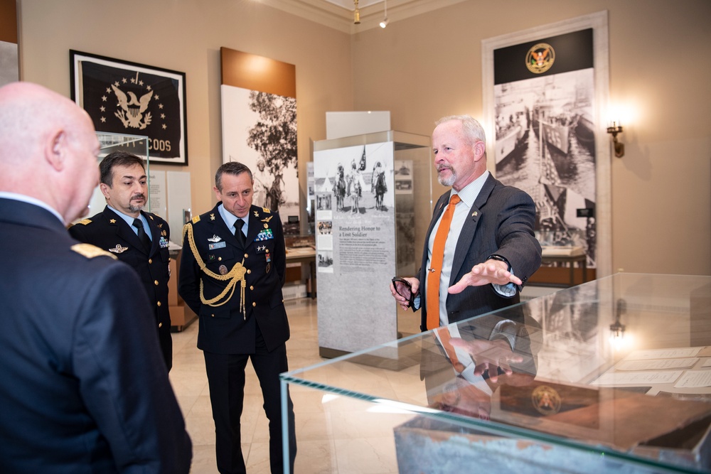 Italian Air Force Chief of Staff Lt. Gen. Luca Goretti Participates in a Public Wreath-Laying Ceremony at the Tomb of the Unknown Soldier