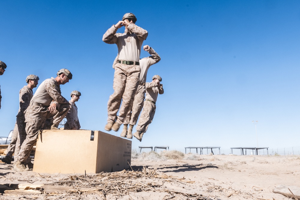 U.S. Marines attached to 8th Engineer Support Battalion Conduct Air Delivery Operations