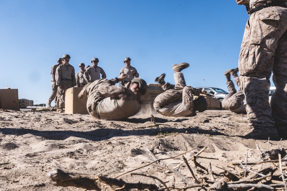 U.S. Marines attached to 8th Engineer Support Battalion Conduct Air Delivery Operations