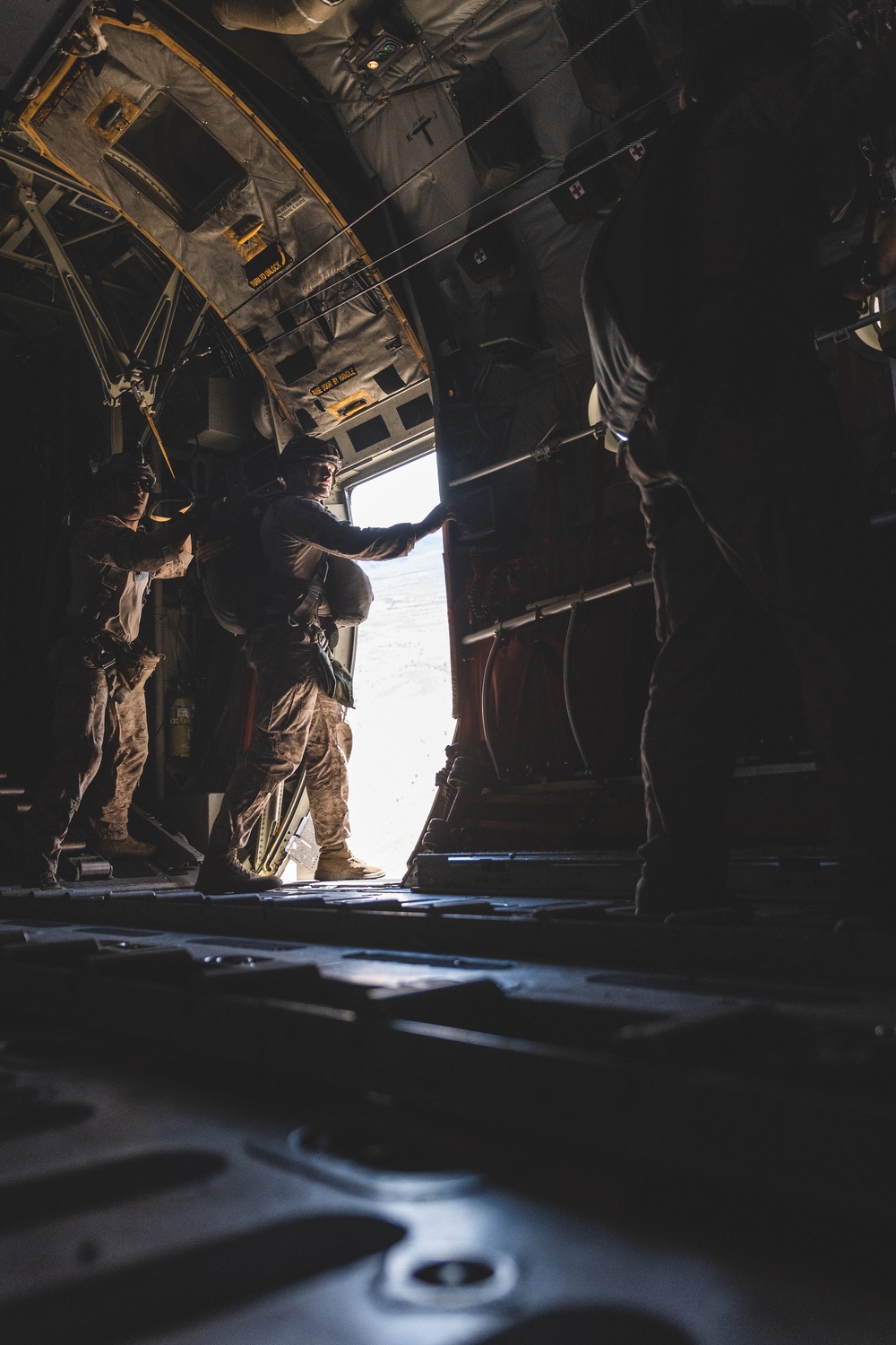 U.S. Marines attached to 8th Engineer Support Battalion Conduct Air Delivery Operations