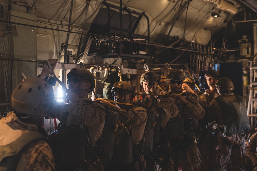 U.S. Marines attached to 8th Engineer Support Battalion Conduct Air Delivery Operations