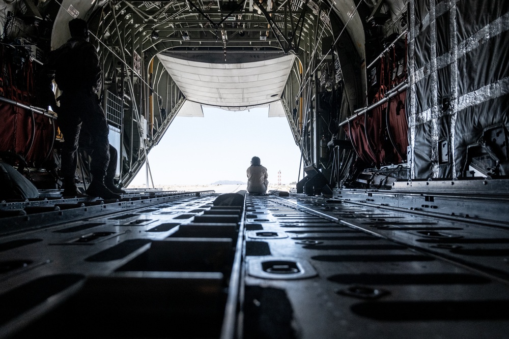 U.S. Marines attached to 8th Engineer Support Battalion Conduct Air Delivery Operations