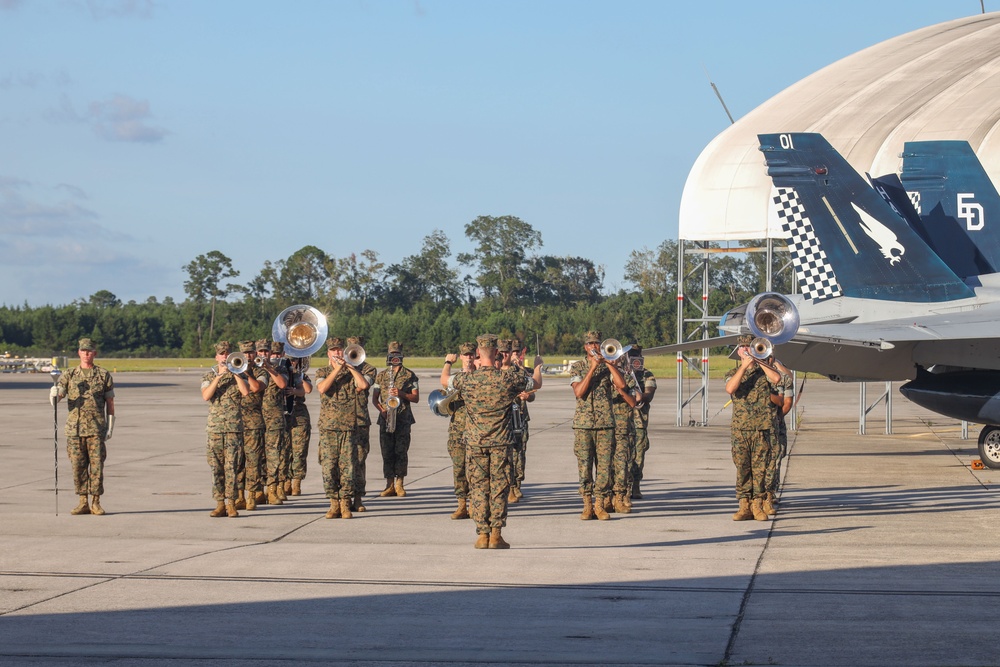 VMFA-533's Change of Command ceremony