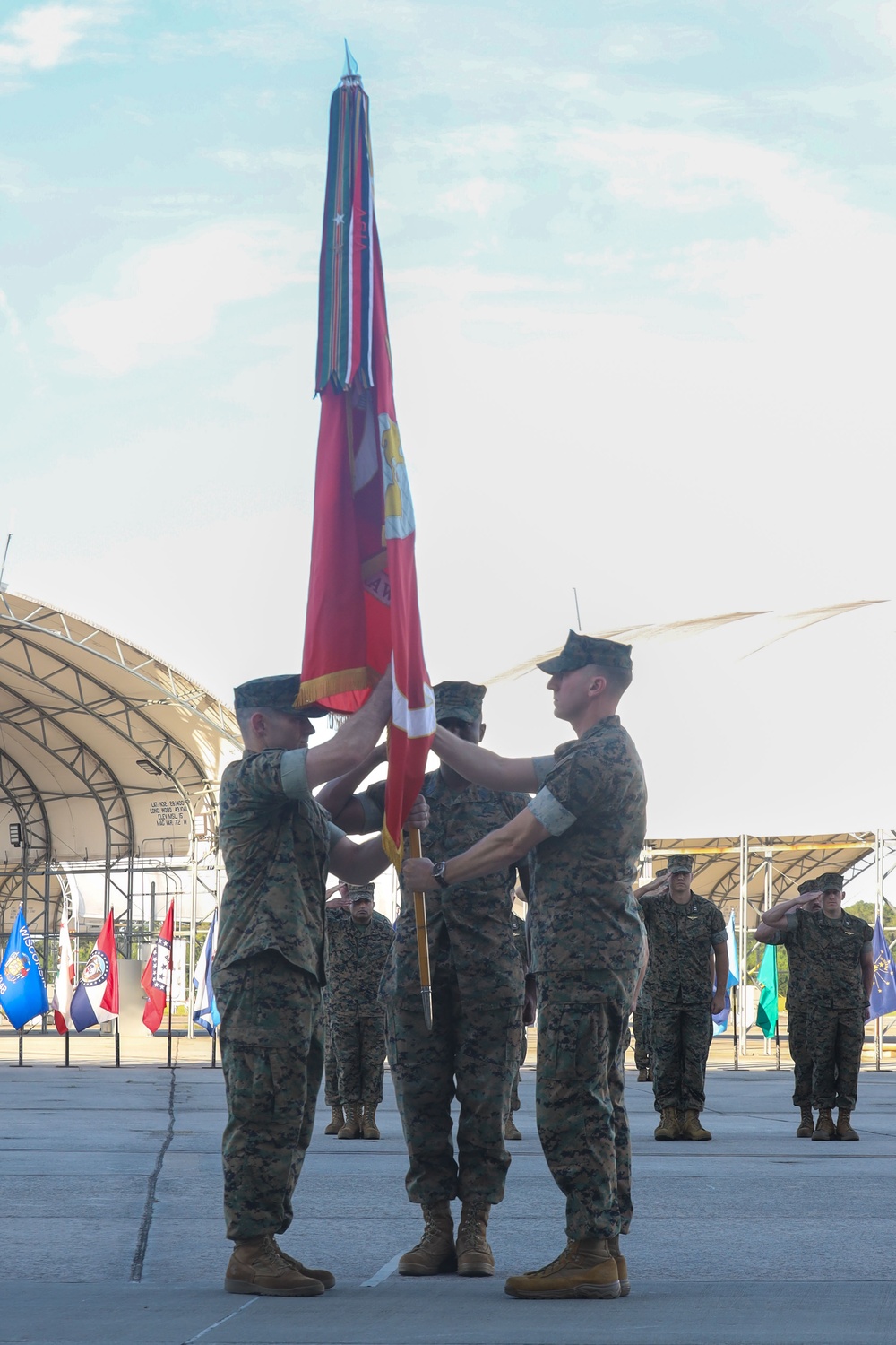 VMFA-533's Change of Command ceremony