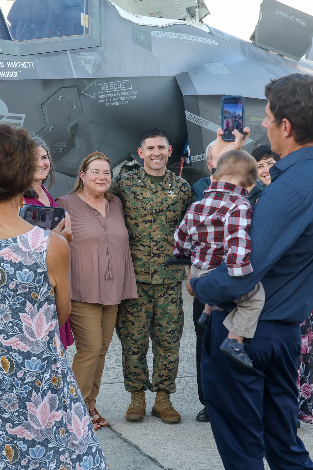 VMFA-533's Change of Command ceremony