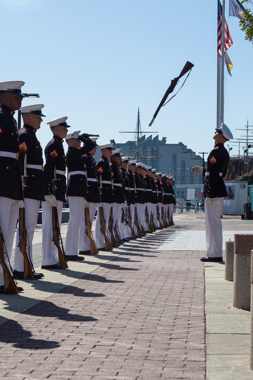 Navy Marine Corps Week; JROTC Visits the USS Cooperstown