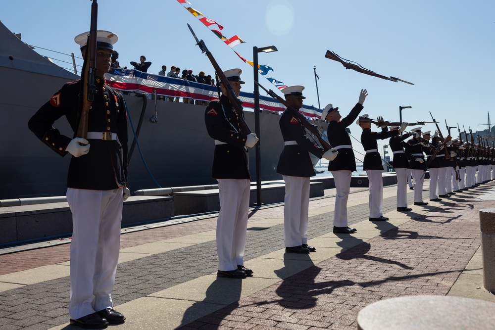 Navy Marine Corps Week; JROTC Visits the USS Cooperstown