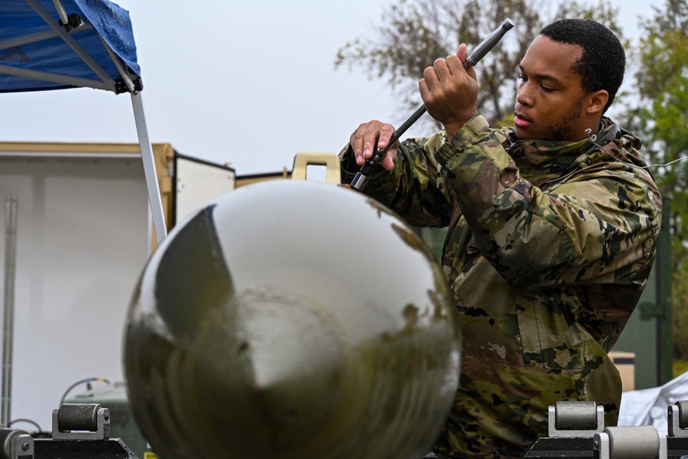 5th Munitions Squadron brings the boom during Operation Tundra Swan