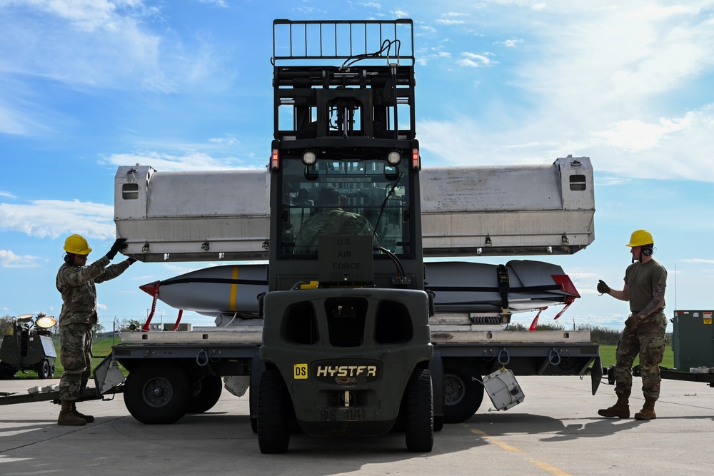 5th Munitions Squadron brings the boom during Operation Tundra Swan