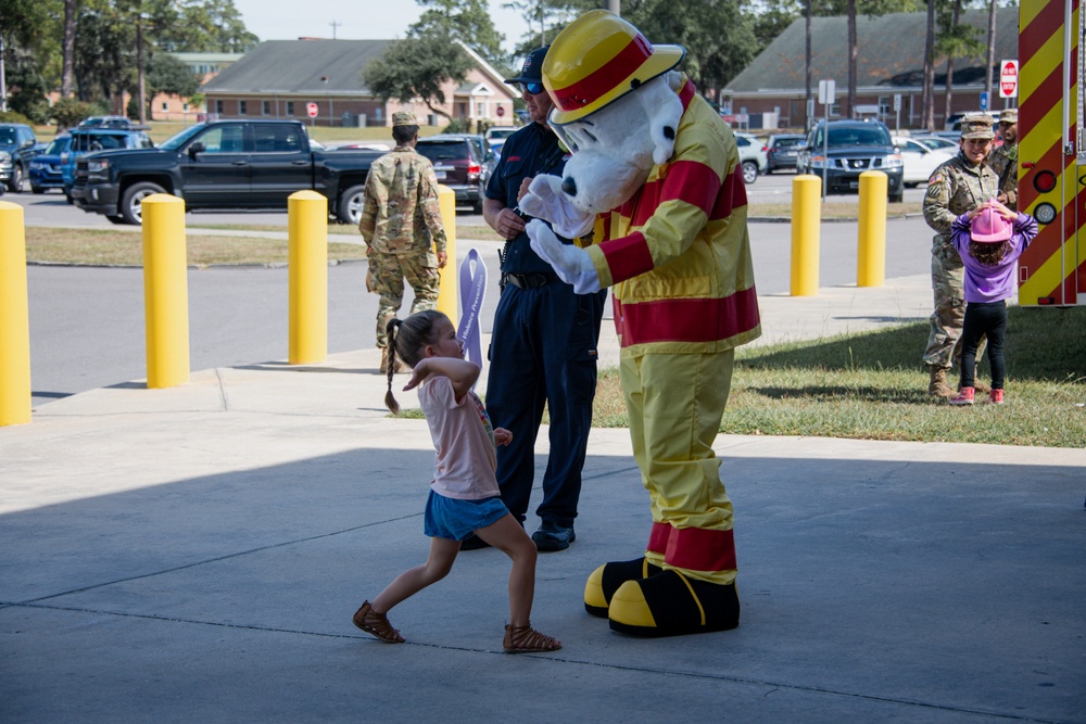 Fort Stewart Fire Department Spreads Awareness for Fire Prevention Week