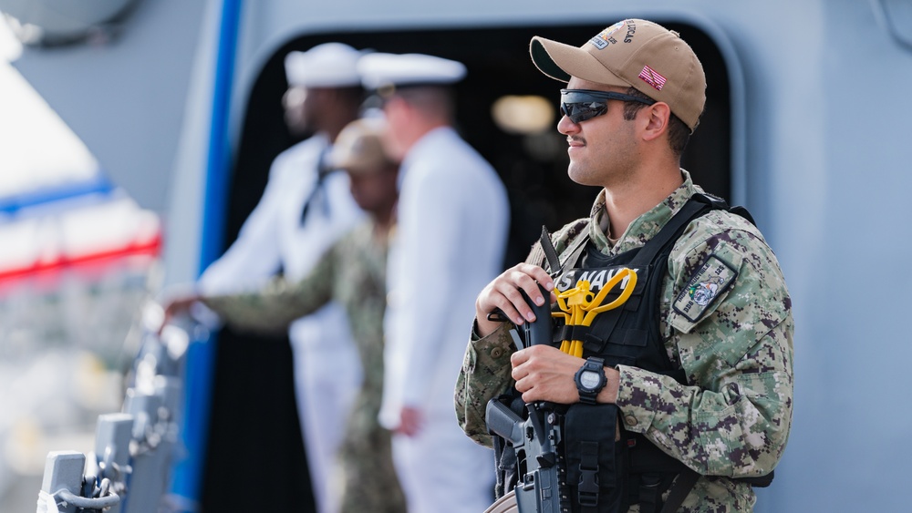 USS Jack H Lucas commissions at Port Tampa Bay