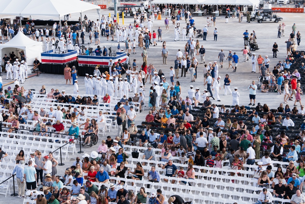 USS Jack H Lucas commissions at Port Tampa Bay