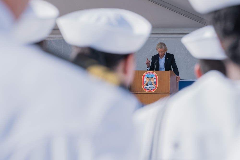 USS Jack H Lucas commissions at Port Tampa Bay