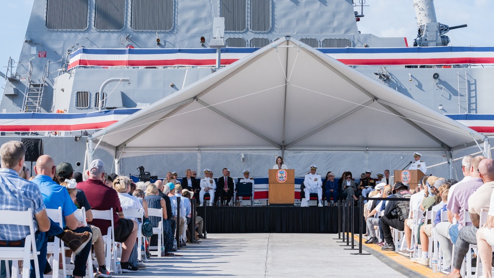 USS Jack H Lucas commissions at Port Tampa Bay