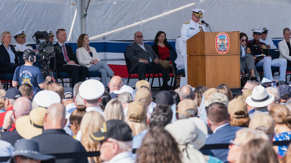 USS Jack H Lucas commissions at Port Tampa Bay