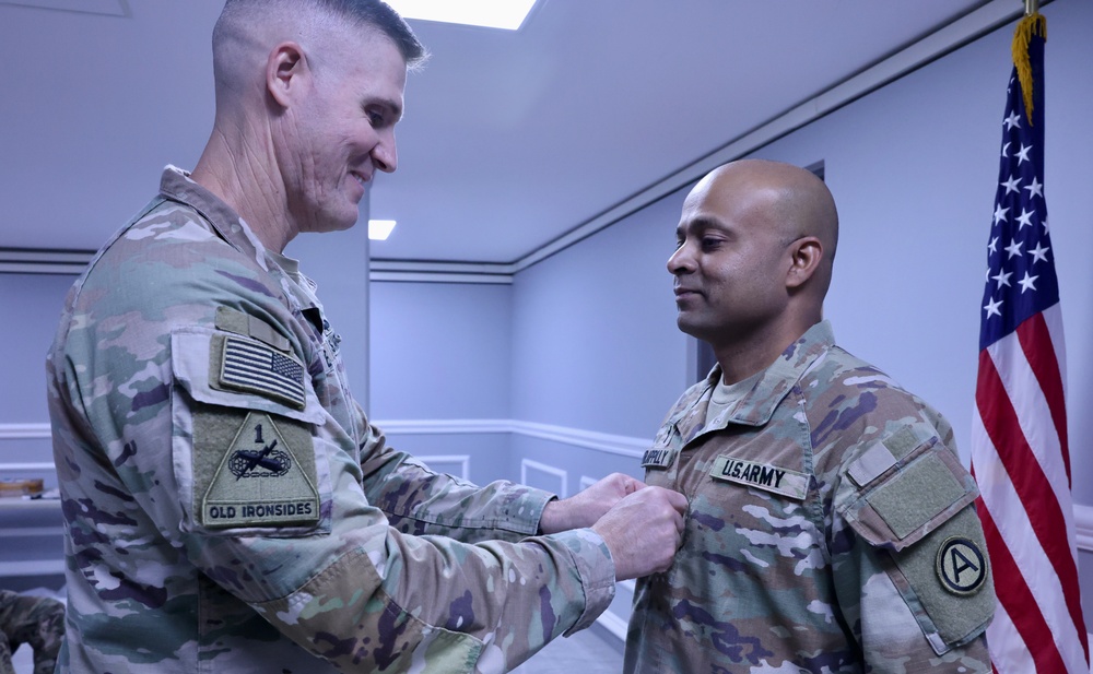 U.S. Army Chaplain Parappilly’s Promotion to Major