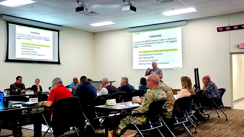 Fort McCoy's Installation Emergency Operations Center in action