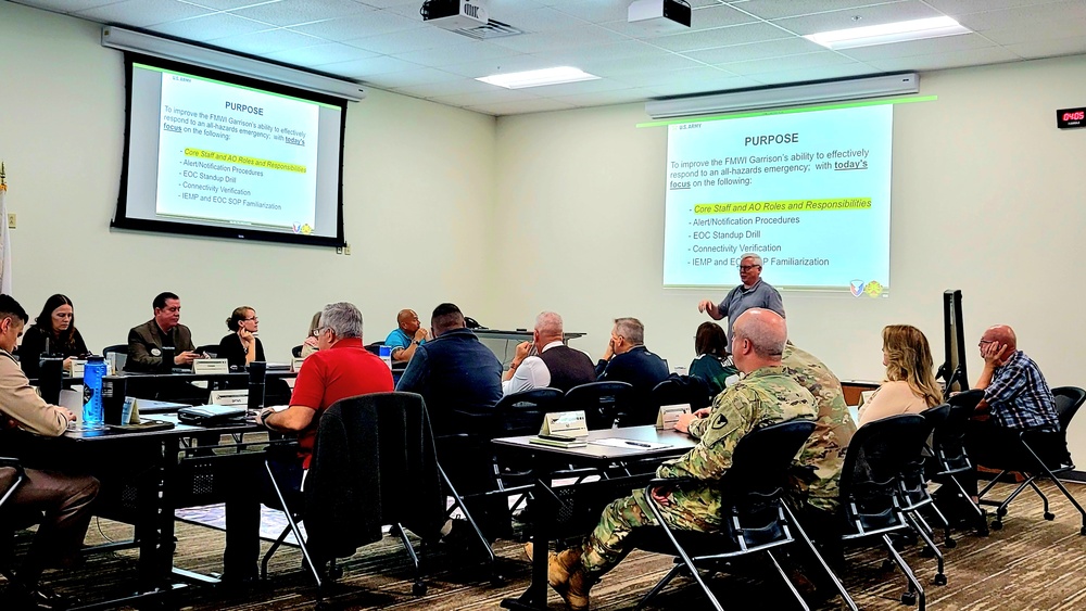 Fort McCoy's Installation Emergency Operations Center in action