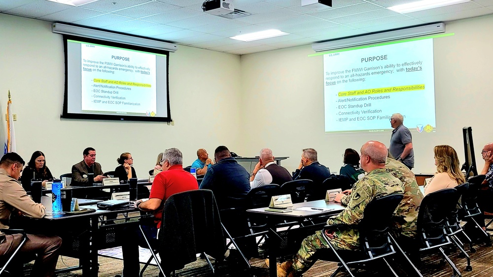 Fort McCoy's Installation Emergency Operations Center in action