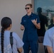 Coast Guard and Marine Corps hold a JROTC visit Kaneohe Bay