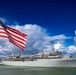 USS Frank Cable (AS 40) arrives to Guam