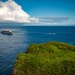 USS Frank Cable (AS 40) arrives to Guam