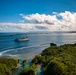 USS Frank Cable (AS 40) arrives to Guam