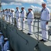 USS Frank Cable (AS 40) arrives to Guam