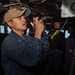 Sailors Stand Watch on the Bridge of USS John Finn (DDG 113), Oct. 4