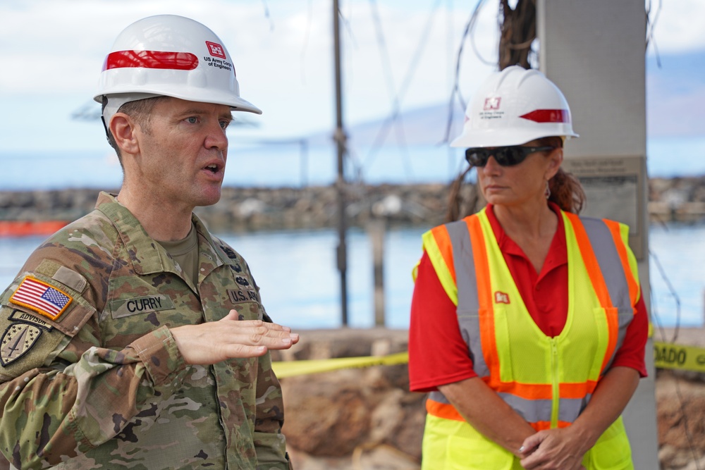 USACE briefs Sen. Schatz on Hawai‘i wildfire recovery mission