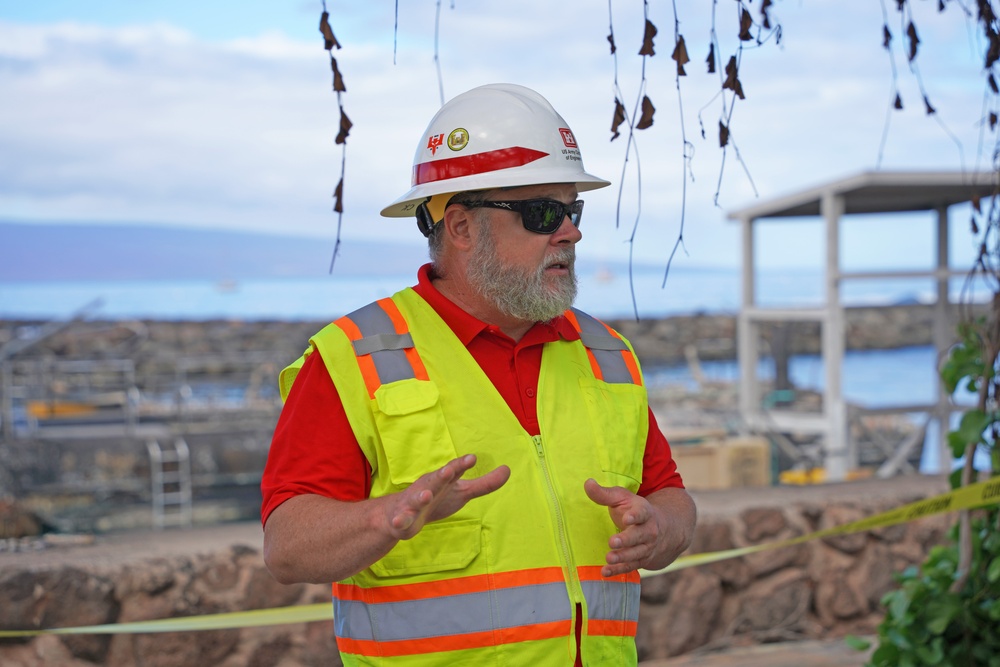 USACE briefs Sen. Schatz on Hawai‘i wildfire recovery mission