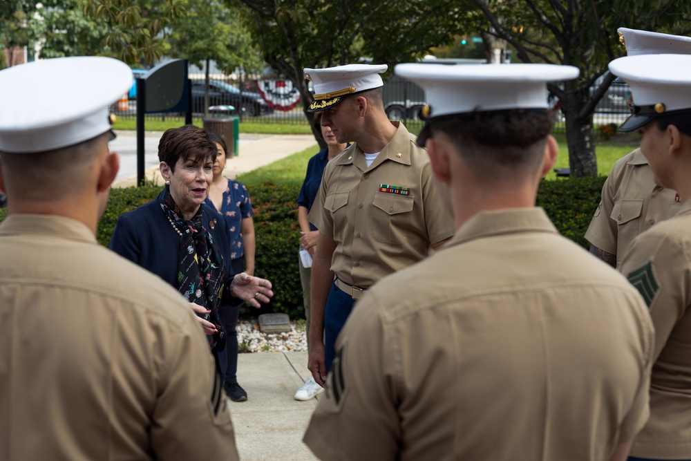 Navy Marine Corps Week; Marines Visit VA Medical Center