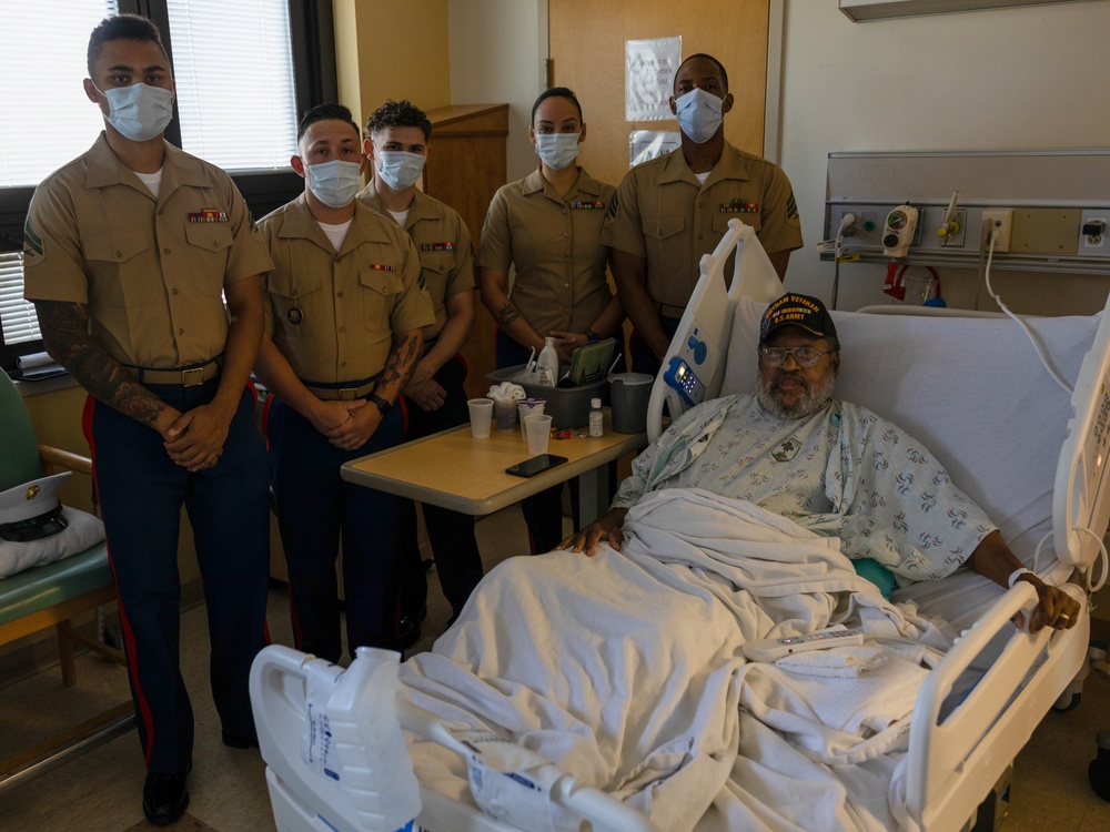 Navy Marine Corps Week; Marines Visit VA Medical Center