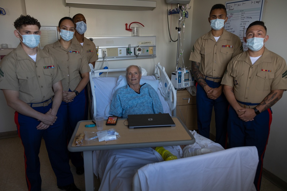 Navy Marine Corps Week; Marines Visit VA Medical Center