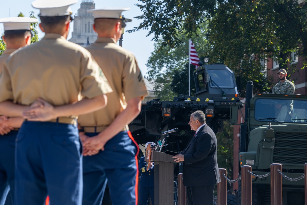 Secretary of the Navy Visits Philadelphia