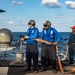 Sailors aboard USS John Finn (DDG 113) Conduct Crash and Salvage Drill