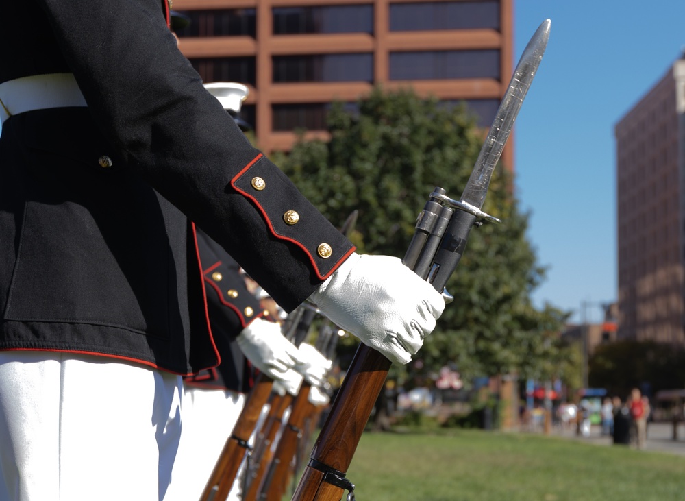 Marines Perform at Independence Hall