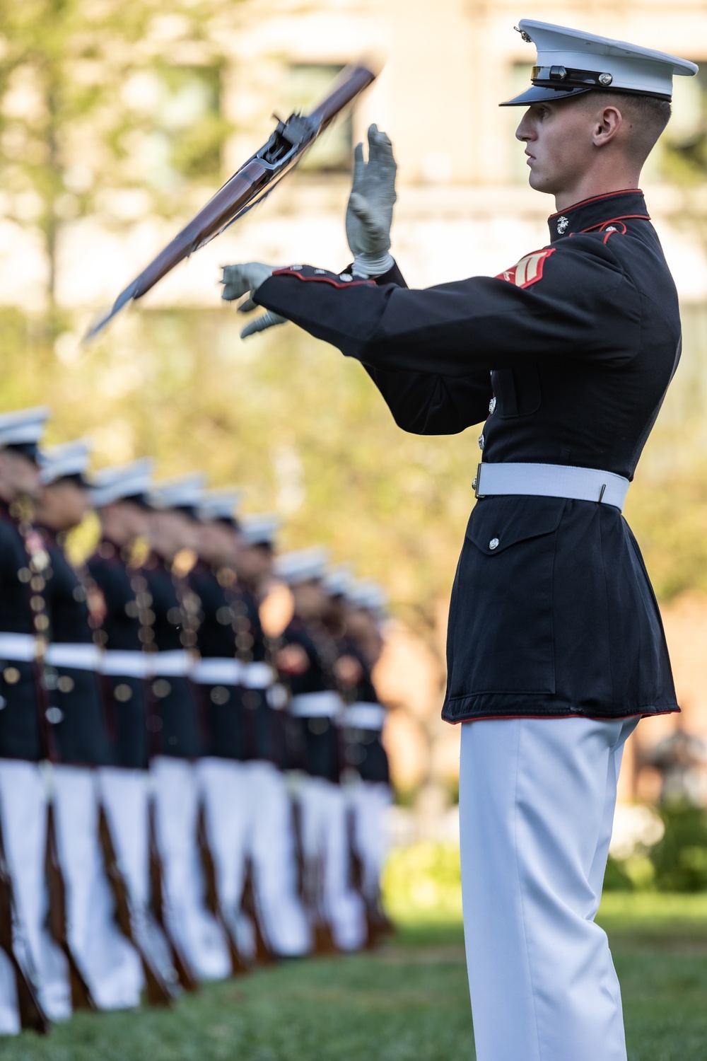 Marines Perform at Independence Hall