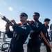 Sailors Conduct a Fresh-Water Wash Down Aboard USS John Finn (DDG 113)