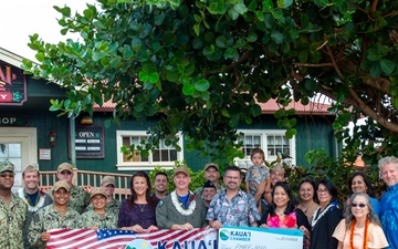 Kauai Chamber of Commerce Donates $17,600 for Pacific Missile Range Facility’s Navy Birthday Ball